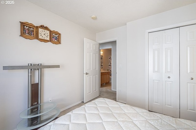 1227 Trent Ave, Keizer, OR 97303 - unfurnished bedroom with a closet, baseboards, and light carpet