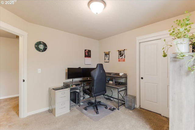 2839 25th Ave, Forest Grove, OR 97116 - office area featuring light carpet and baseboards