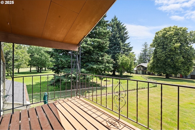 2062 NE Hogan Dr, Gresham, OR 97030 - wooden deck with a lawn