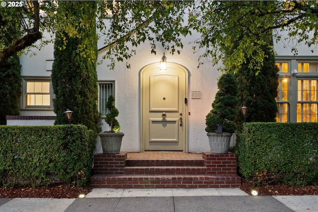 view of property entrance