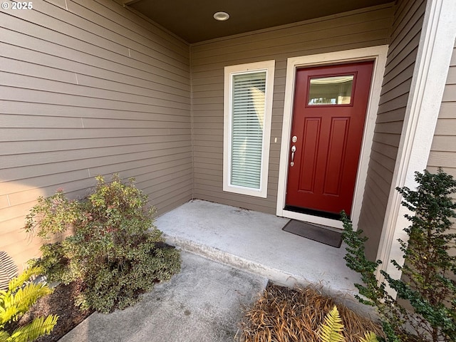 view of entrance to property