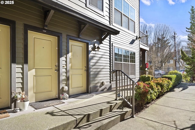 view of entrance to property