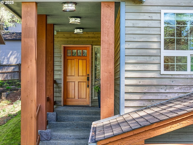 view of property entrance