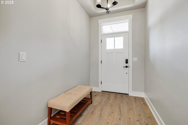 1332 SE 14th Ave, Canby, OR 97013 - doorway to outside with light wood finished floors and baseboards
