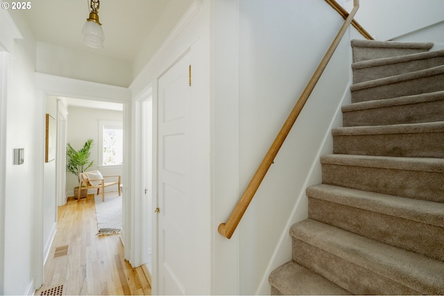 2814 NE 34th Ave, Portland, OR 97212 - stairs with wood finished floors and baseboards