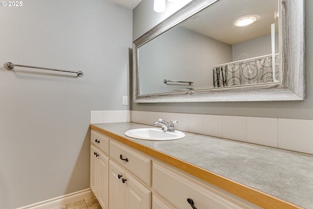4675 Symphony Dr, Eugene, OR 97404 - bathroom featuring vanity and tile patterned flooring