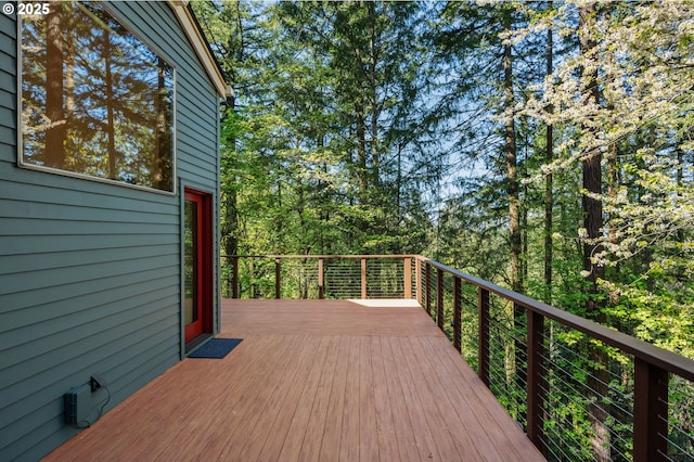 view of deck