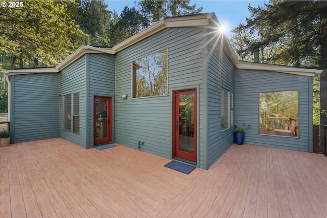 view of deck