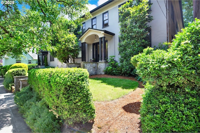 2066 NW Overton St, Portland, OR 97209 - view of front of property with stucco siding