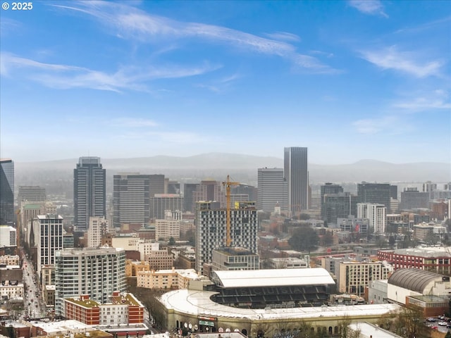 413 NW Uptown Ter Unit 2A, Portland, OR 97210 - view of city with a mountain backdrop