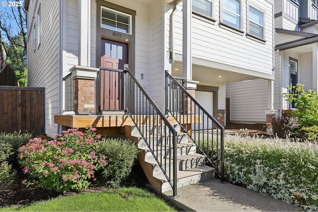 18315 SW Silvertip St, Beaverton, OR 97007 - entrance to property featuring an attached garage