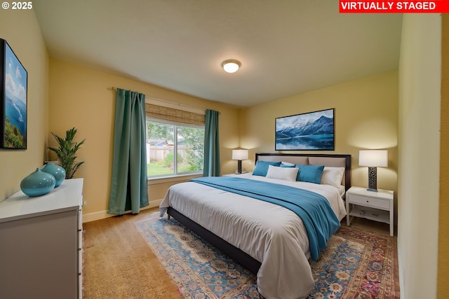 2639 Sykes Rd, Saint Helens, OR 97051 - bedroom with baseboards and light colored carpet
