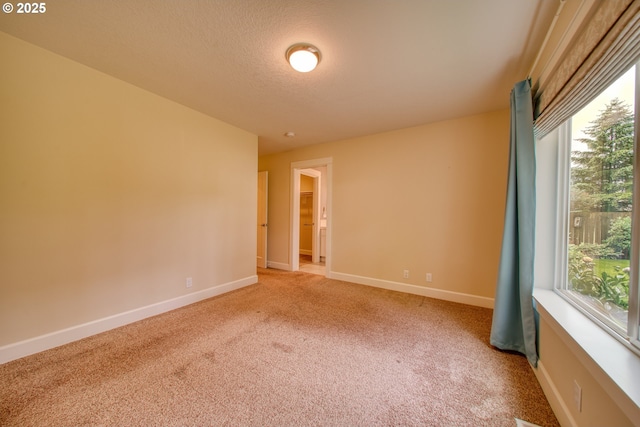 2639 Sykes Rd, Saint Helens, OR 97051 - spare room featuring plenty of natural light, light carpet, baseboards, and a textured ceiling