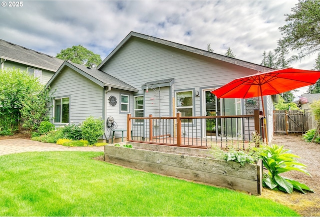 2639 Sykes Rd, Saint Helens, OR 97051 - view of front of property with a vegetable garden