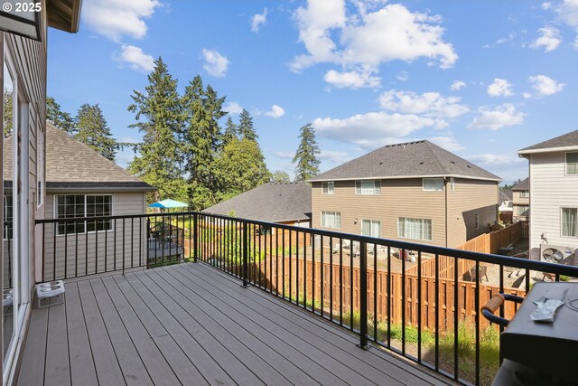 12545 SW Palermo St, Wilsonville, OR 97070 - deck featuring a residential view