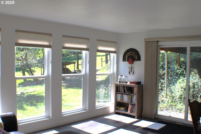 view of doorway to outside