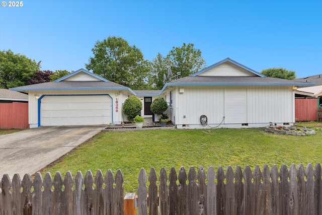 18366 SW Jann Dr, Beaverton, OR 97003 - view of front of property with driveway, a garage, and roof with shingles