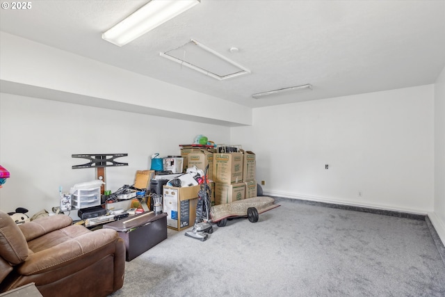 18366 SW Jann Dr, Beaverton, OR 97003 - below grade area with carpet and baseboards