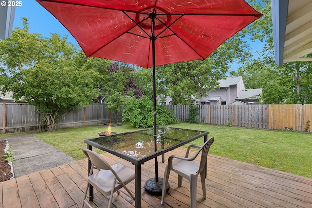 18366 SW Jann Dr, Beaverton, OR 97003 - wooden terrace featuring outdoor dining area
