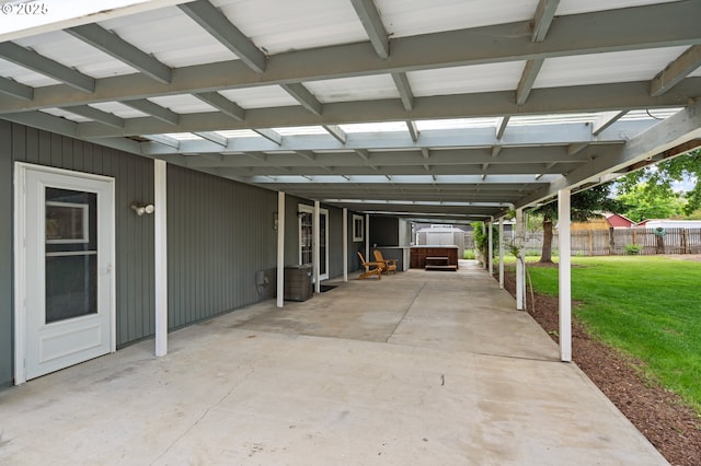1911 SW Vista Pl, Pendleton, OR 97801 - view of patio / terrace with a carport