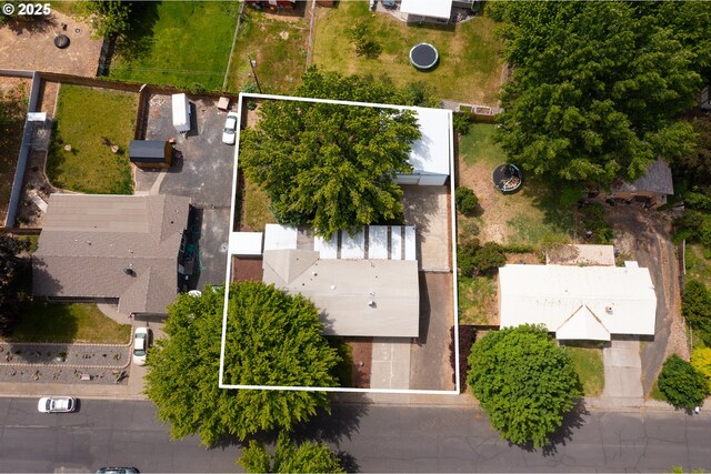 1911 SW Vista Pl, Pendleton, OR 97801 - aerial view of property and surrounding area with property boundaries highlighted