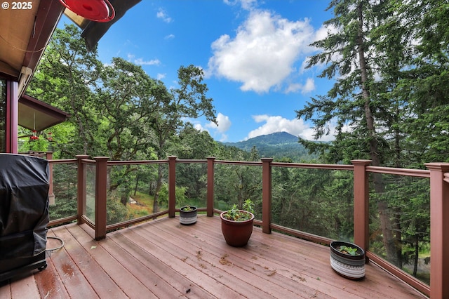 3758 Pine Canyon Dr, Eugene, OR 97405 - deck with a mountain view