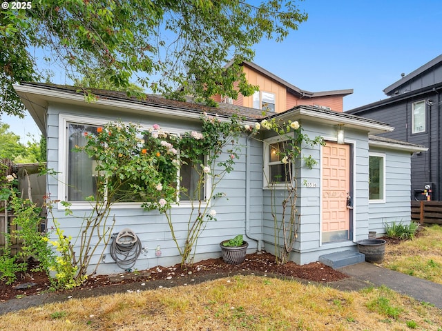 3516 N Missouri Ave, Portland, OR 97227 - view of front facade with entry steps and board and batten siding