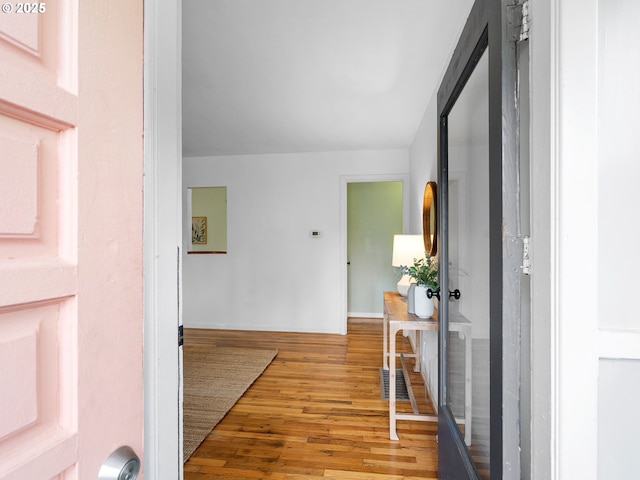 3516 N Missouri Ave, Portland, OR 97227 - hallway with light wood-type flooring