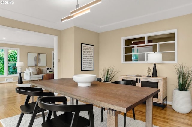3132 SW Altadena Ter, Portland, OR 97239 - dining space with wood finished floors and baseboards