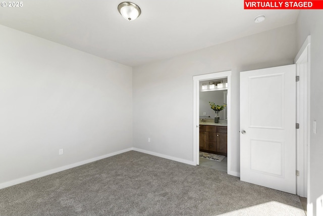 1203 NE Emerald Dr, Hermiston, OR 97838 - unfurnished bedroom featuring carpet flooring and ensuite bath