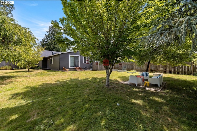 4315 SE Rhodesa St, Milwaukie, OR 97222 - view of yard featuring entry steps and an outdoor hangout area