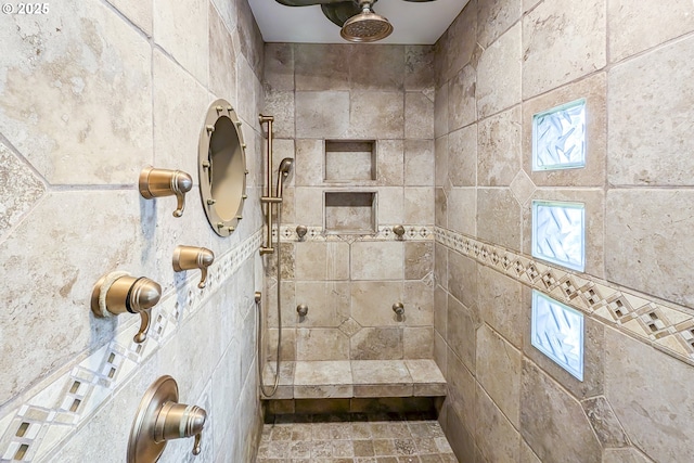 9202 Phey Ln, Florence, OR 97439 - full bath featuring tile walls and a tile shower