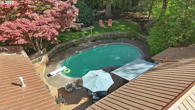 13720 SW Butner Rd, Beaverton, OR 97005 - view of swimming pool featuring a deck