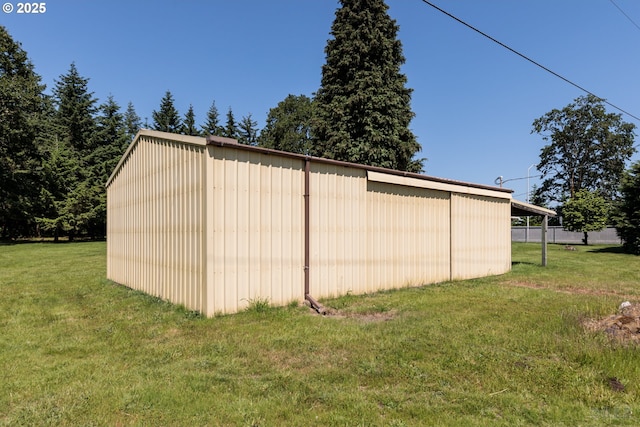 34546 Moore Rd, Scappoose, OR 97056 - view of pole building with a lawn