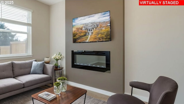 17197 SE Maple Hill Ln, Happy Valley, OR 97086 - living area with baseboards
