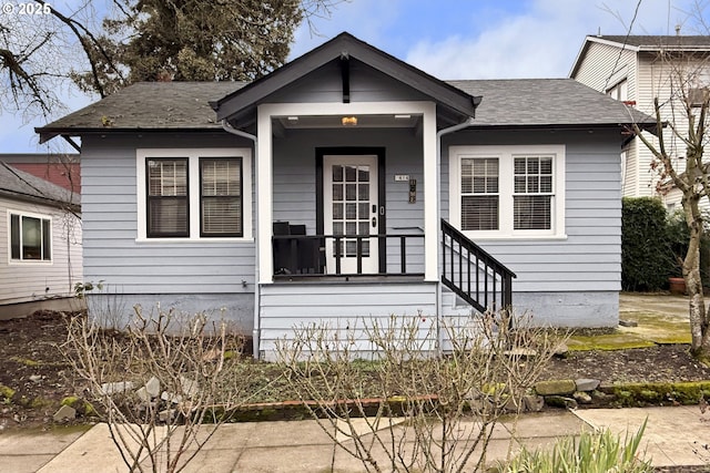 bungalow with a porch