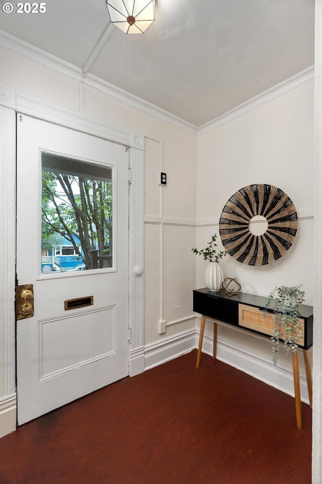 2664 NW Thurman St, Portland, OR 97210 - entrance foyer with ornamental molding