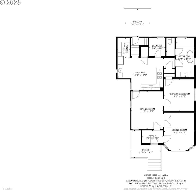 2664 NW Thurman St, Portland, OR 97210 - property floor plan