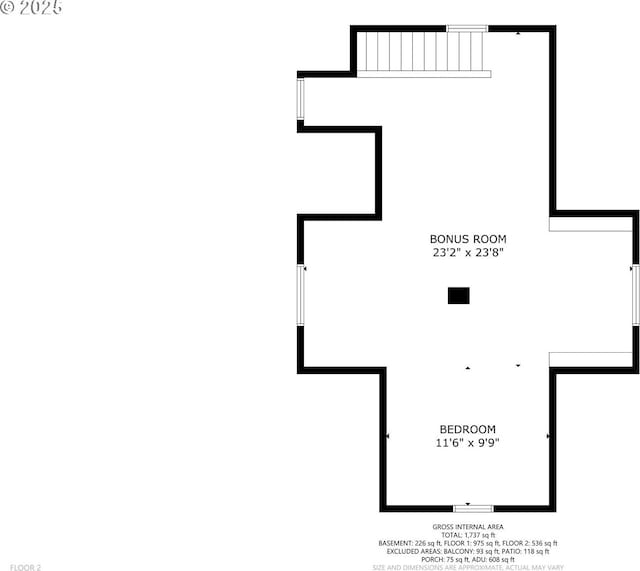 2664 NW Thurman St, Portland, OR 97210 - home floor plan