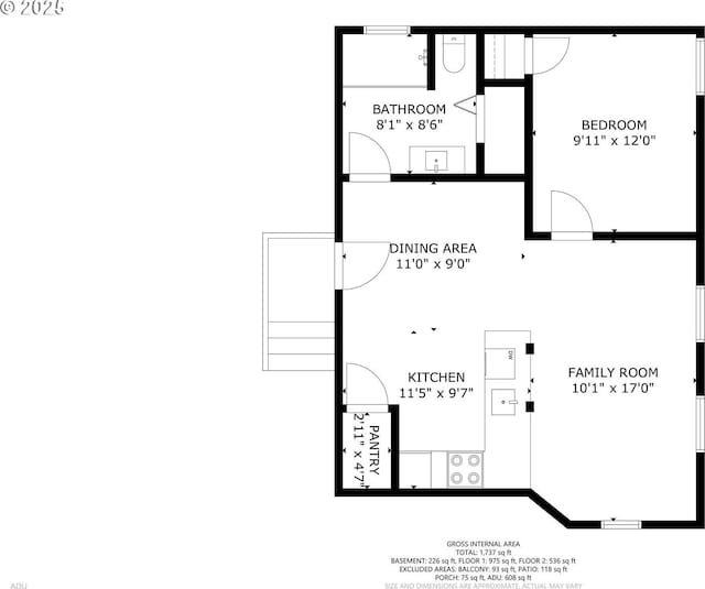 2664 NW Thurman St, Portland, OR 97210 - property floor plan