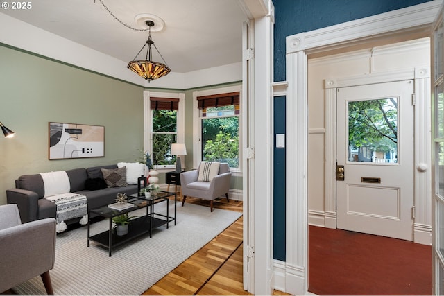2664 NW Thurman St, Portland, OR 97210 - living area with wood finished floors
