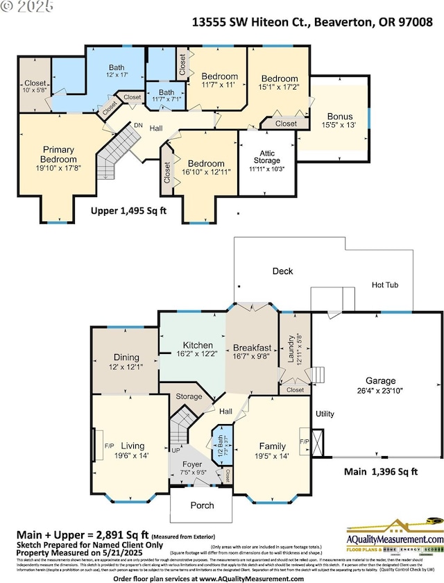 13555 SW Hiteon Ct, Beaverton, OR 97008 - home floor plan