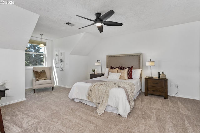 13555 SW Hiteon Ct, Beaverton, OR 97008 - carpeted bedroom featuring a textured ceiling, baseboards, and ceiling fan