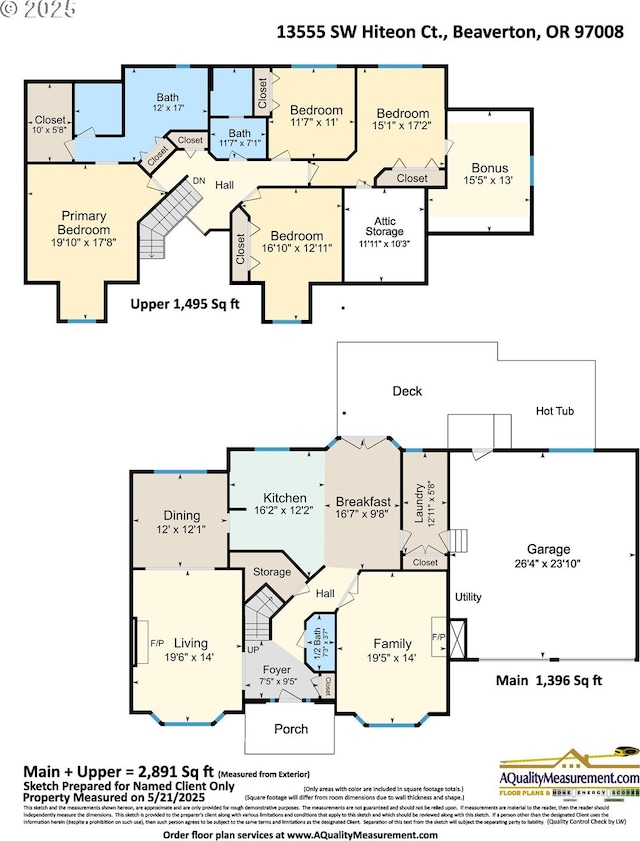 13555 SW Hiteon Ct, Beaverton, OR 97008 - view of floor plan / room layout