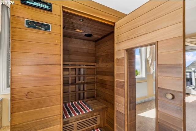 9337 SE Pennington Ct, Happy Valley, OR 97086 - relaxing sauna / steam room featuring wood walls