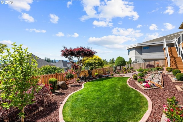 9337 SE Pennington Ct, Happy Valley, OR 97086 - view of yard with stairway