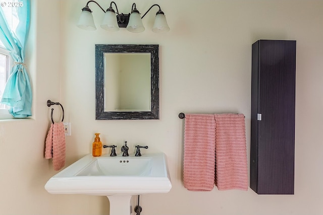 bathroom with a sink