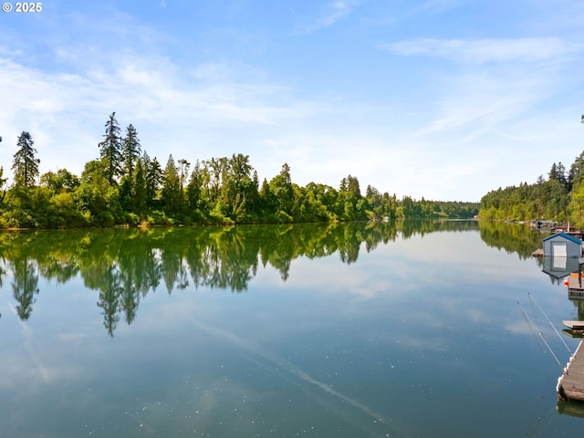 6600 SW Montgomery Way, Wilsonville, OR 97070 - water view featuring a forest