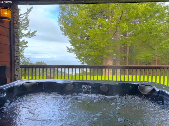 25500 Cape View Loop, Gold Beach, OR 97444 - bedroom featuring hardwood / wood-style flooring, lofted ceiling, and recessed lighting