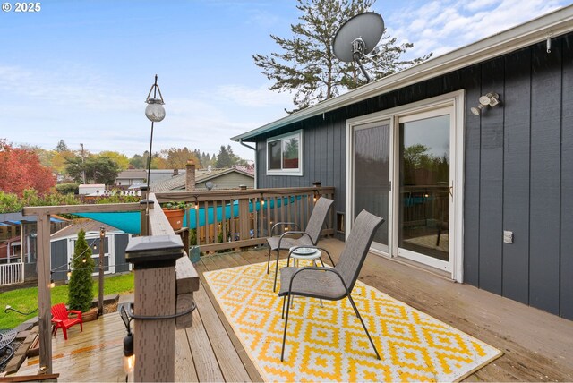 view of deck
